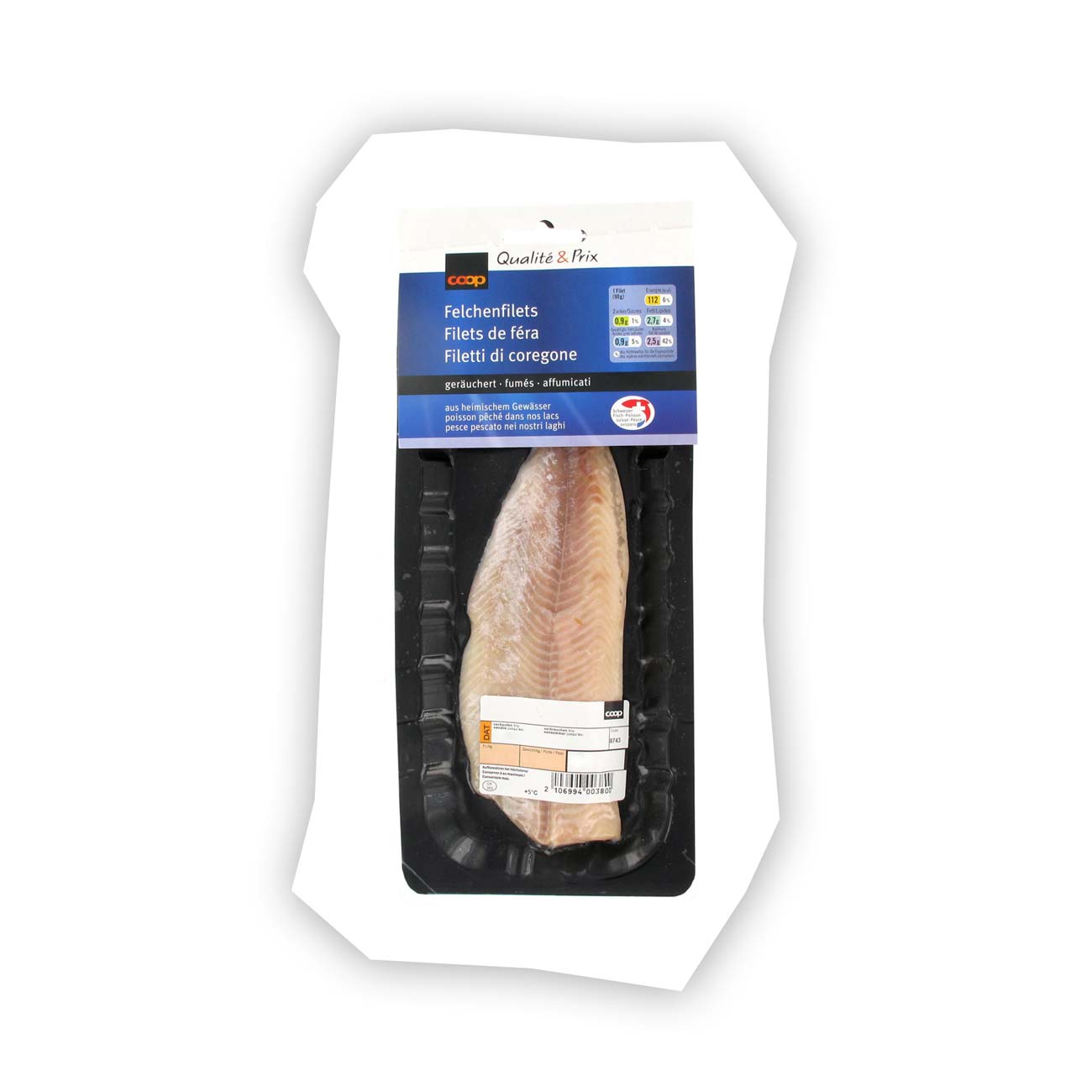 Filets de féra fumées