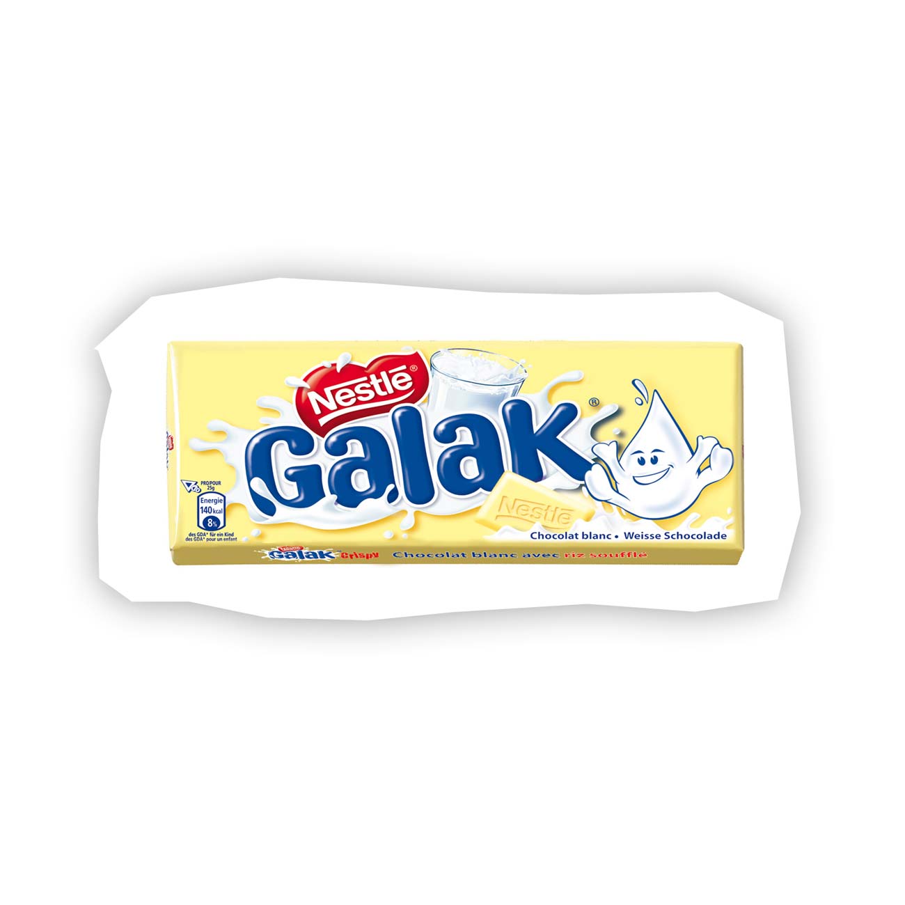 Nestlé Galak Tablette de chocolat blanc