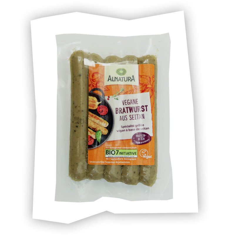 Saucisses à rôtir de seitan véganes