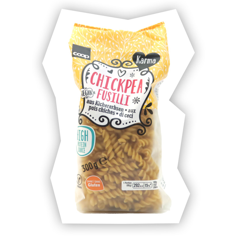 Fusilli aux pois chiches Karma