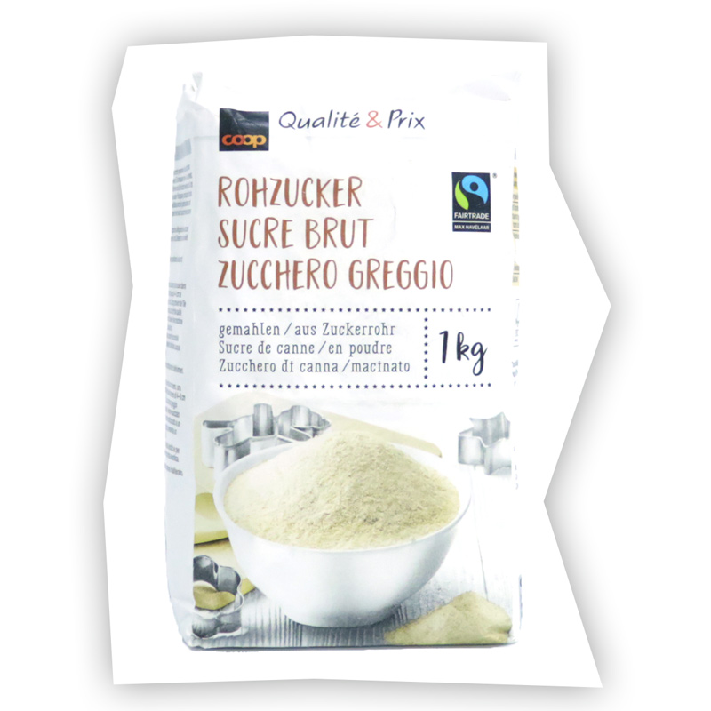 Sucre de canne brut Fairtrade