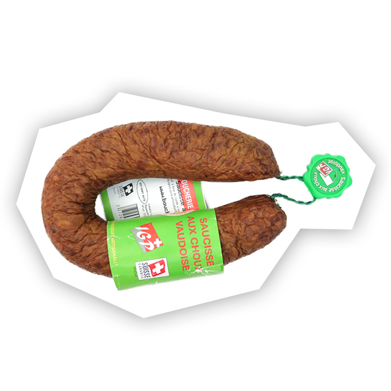 Saucisse aux choux vaudoise IGP