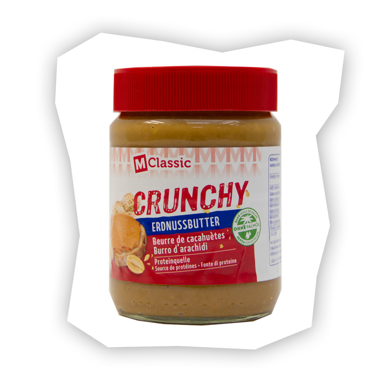 Beurre de cacahuètes M-Classic Crunchy